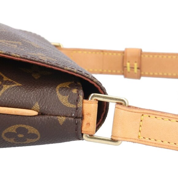LOUIS VUITTON Brown Monogram Canvas Shoulder Bag - Picture 9 of 10